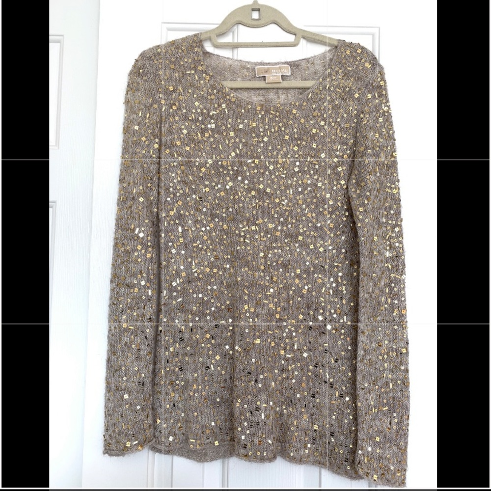 MICHAEL Michael Kors Women’s Sequin Sweater Size S